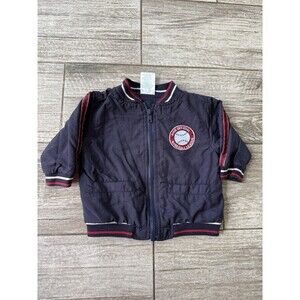 Vintage SLUGGER BASEBALL JACKET Blue Infant 6/9 Months